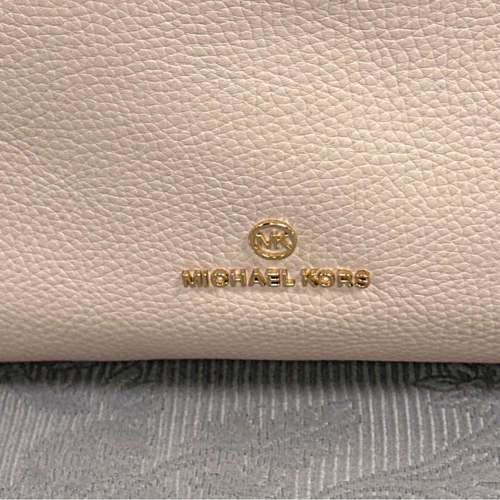 MICHAEL KORS Sienna Soft Pink Pebbled Leather Large Convertible Shoulder/Hobo - Picture 9 of 14